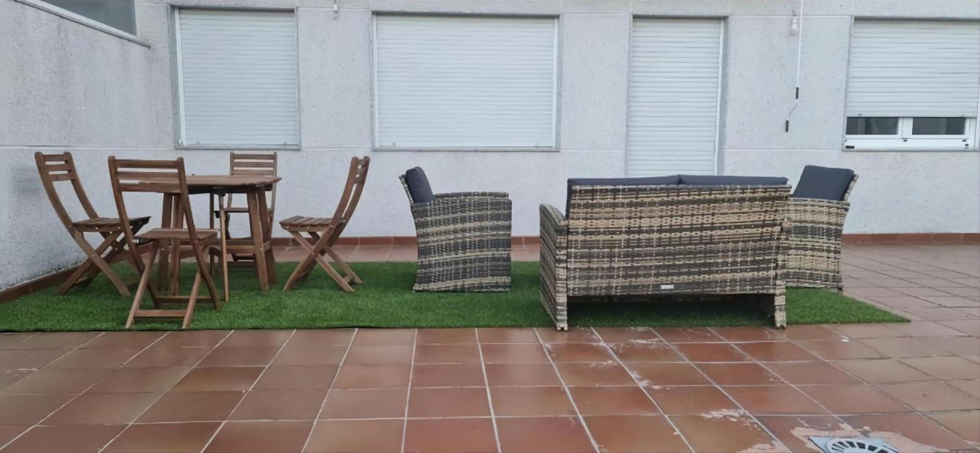Estudio Centrico Con Terraza Xinzo de Limia Exterior photo